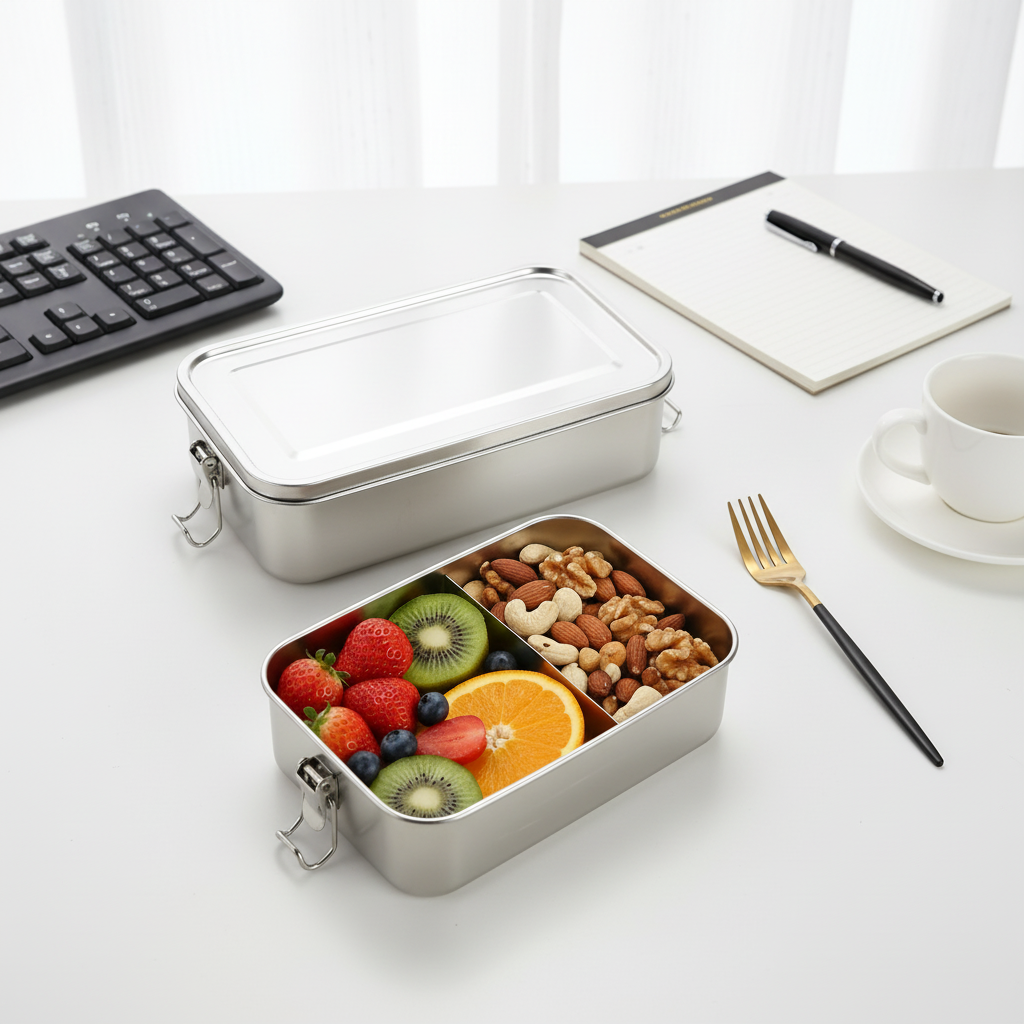 Edelstahl-Lunchbox & Vorratsdose 304 – BPA-frei, plastikfrei | 4 Größen