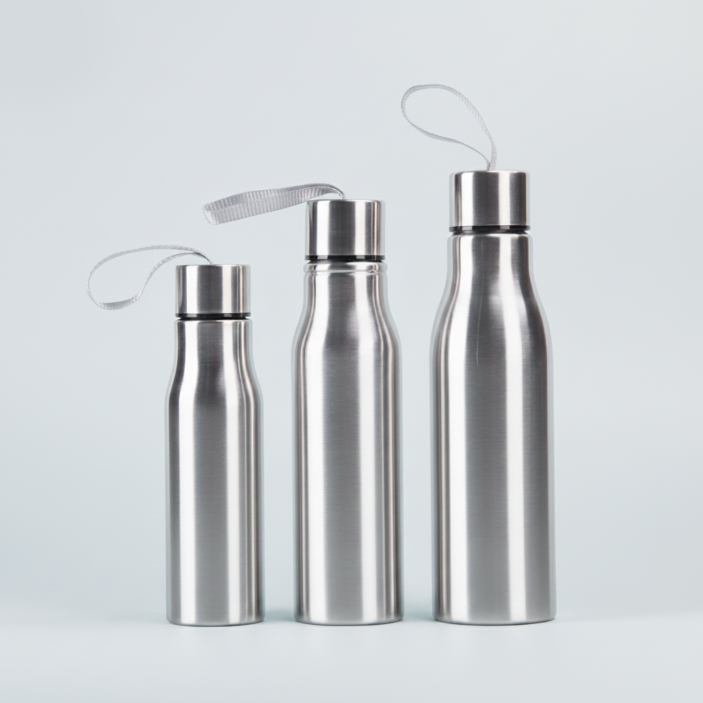 Edelstahl-Trinkflasche für Outdoor & Alltag
