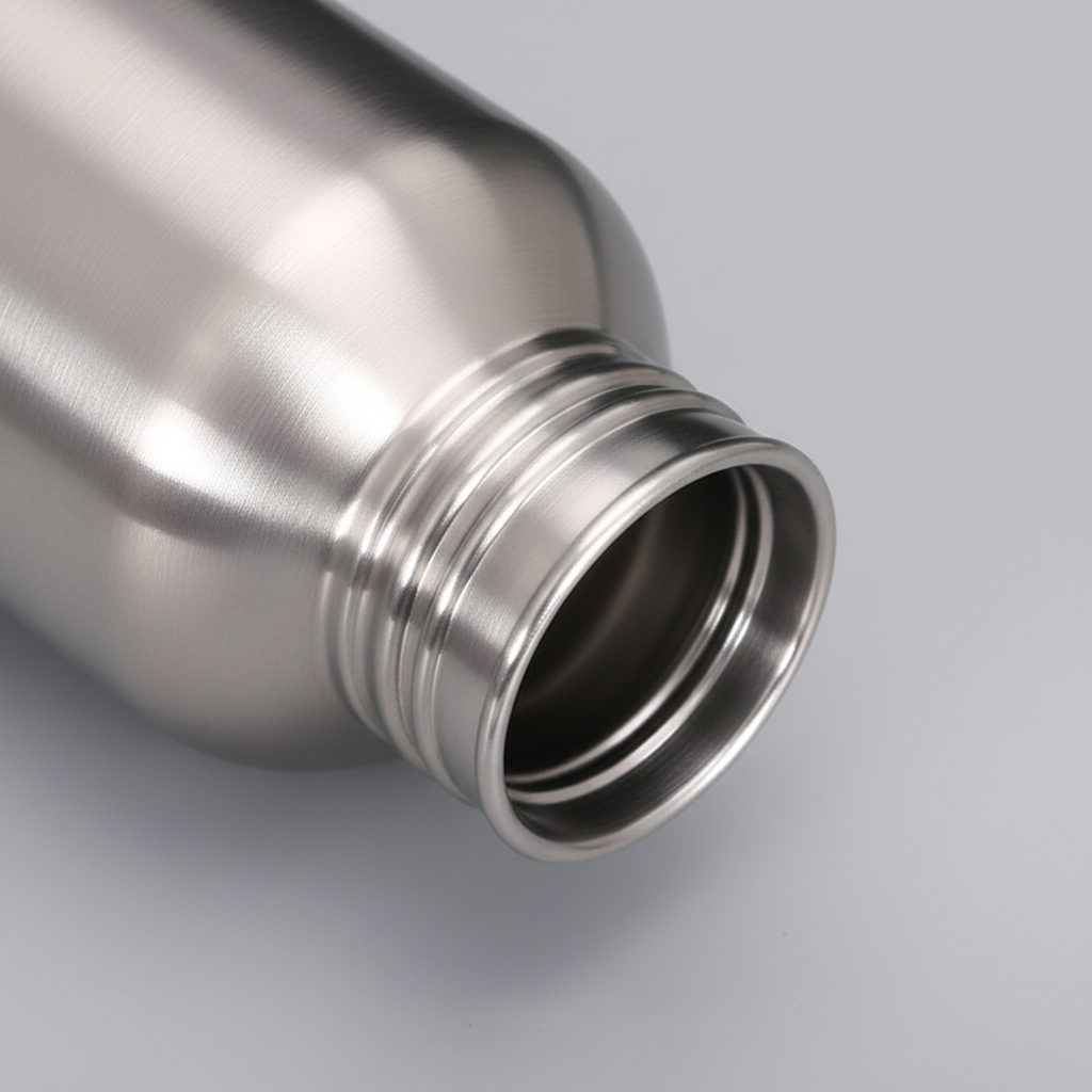 Edelstahl-Trinkflasche mit Metalldeckel – 100% plastikfrei | 350–2000
