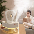 Tragbare Klimaanlage USB – Sprühventilator mit Eis & Aroma für Büro, Schlafzimmer & Zuhause