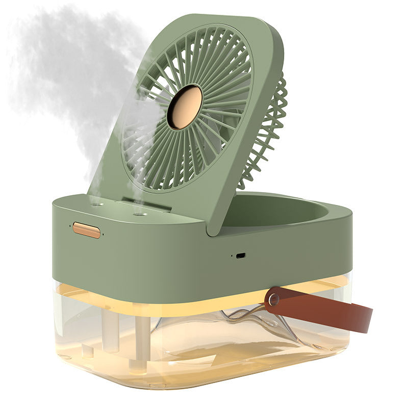 Tragbare Klimaanlage USB – Sprühventilator mit Eis & Aroma für Büro, Schlafzimmer & Zuhause