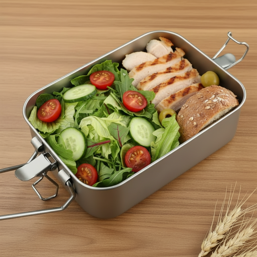 Titan Lunchbox mit Griff | Ultraleicht & Outdoor | 800ml