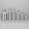 Bouteille isotherme en acier inoxydable – Couvercle métallique – 100% sans plastique | 350–2000ml