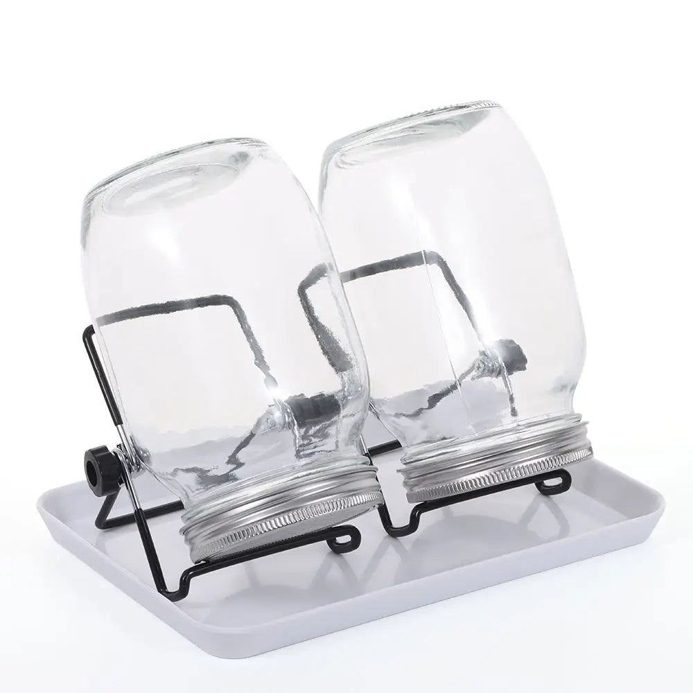 Sprossengläser mit Siebdeckel, Keimset, Wide Mouth Mason Jar Set für die Innenanzuch