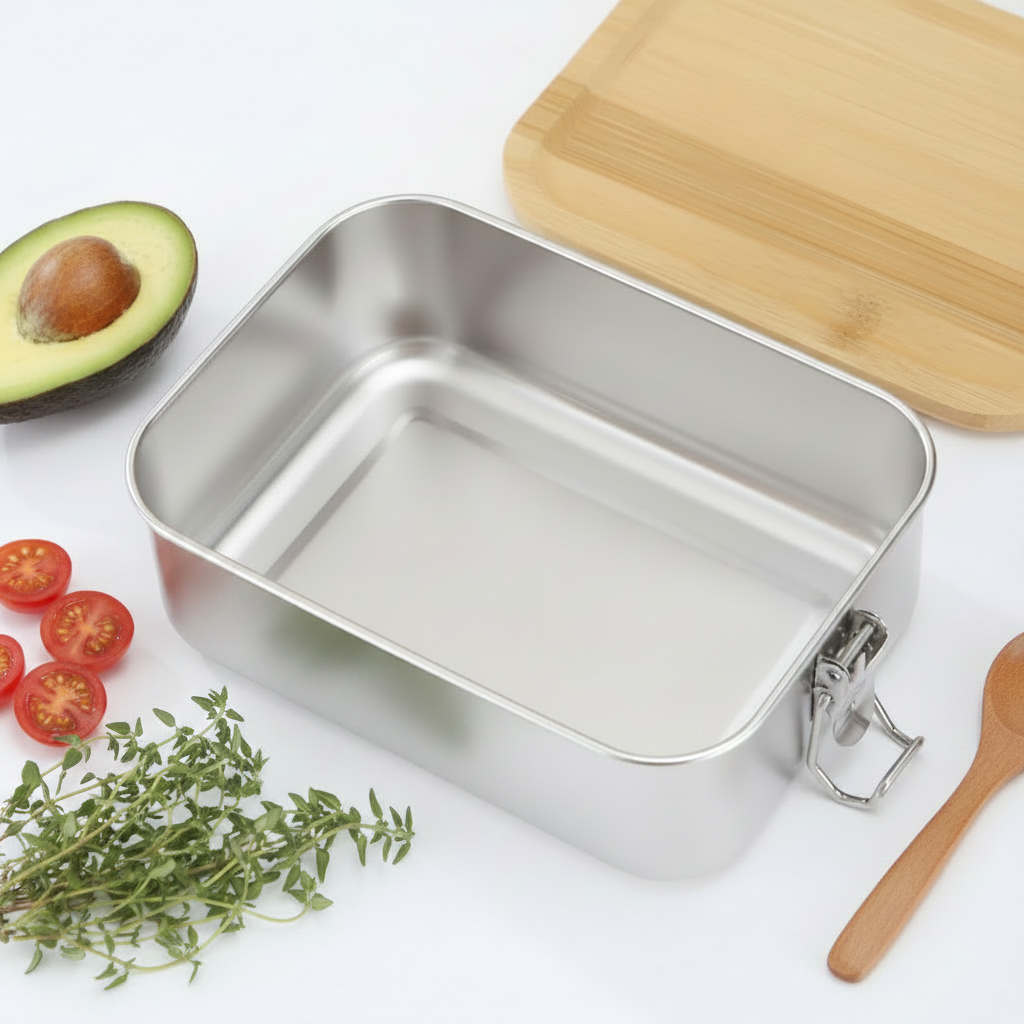 Edelstahl Bento-Box – Japanischer Stil | 550ml bis 2400ml