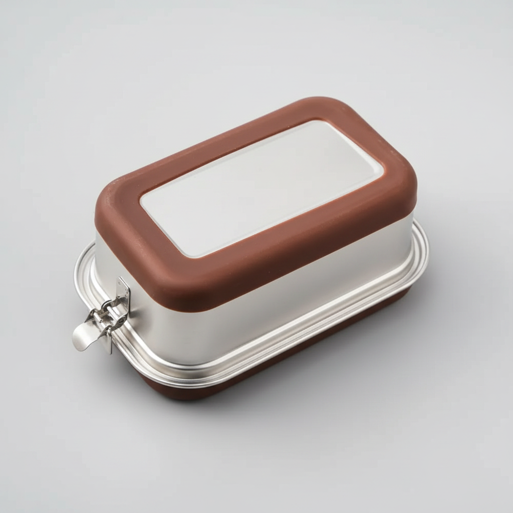 Edelstahl Lunchbox | Auslaufsicher & Doppellagig | 1,2L